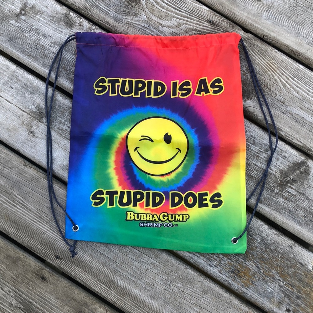 Forrest Bubba Gump Shrimp Co Drawstring Backpack